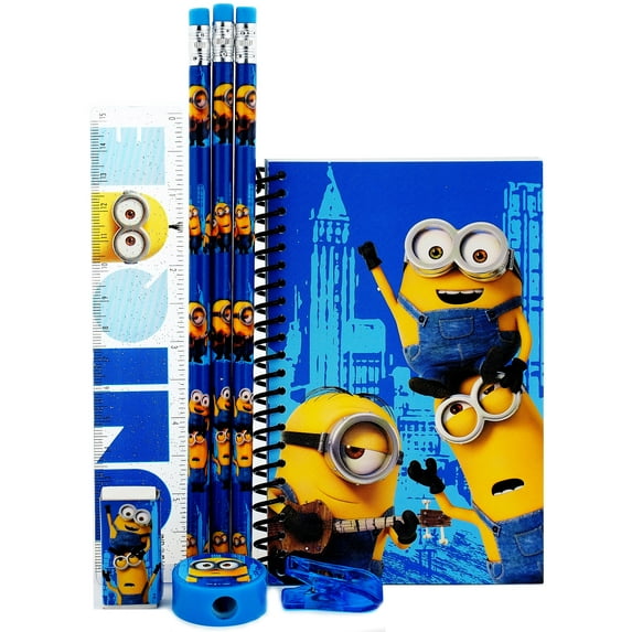 Minions Blue Stationery Set