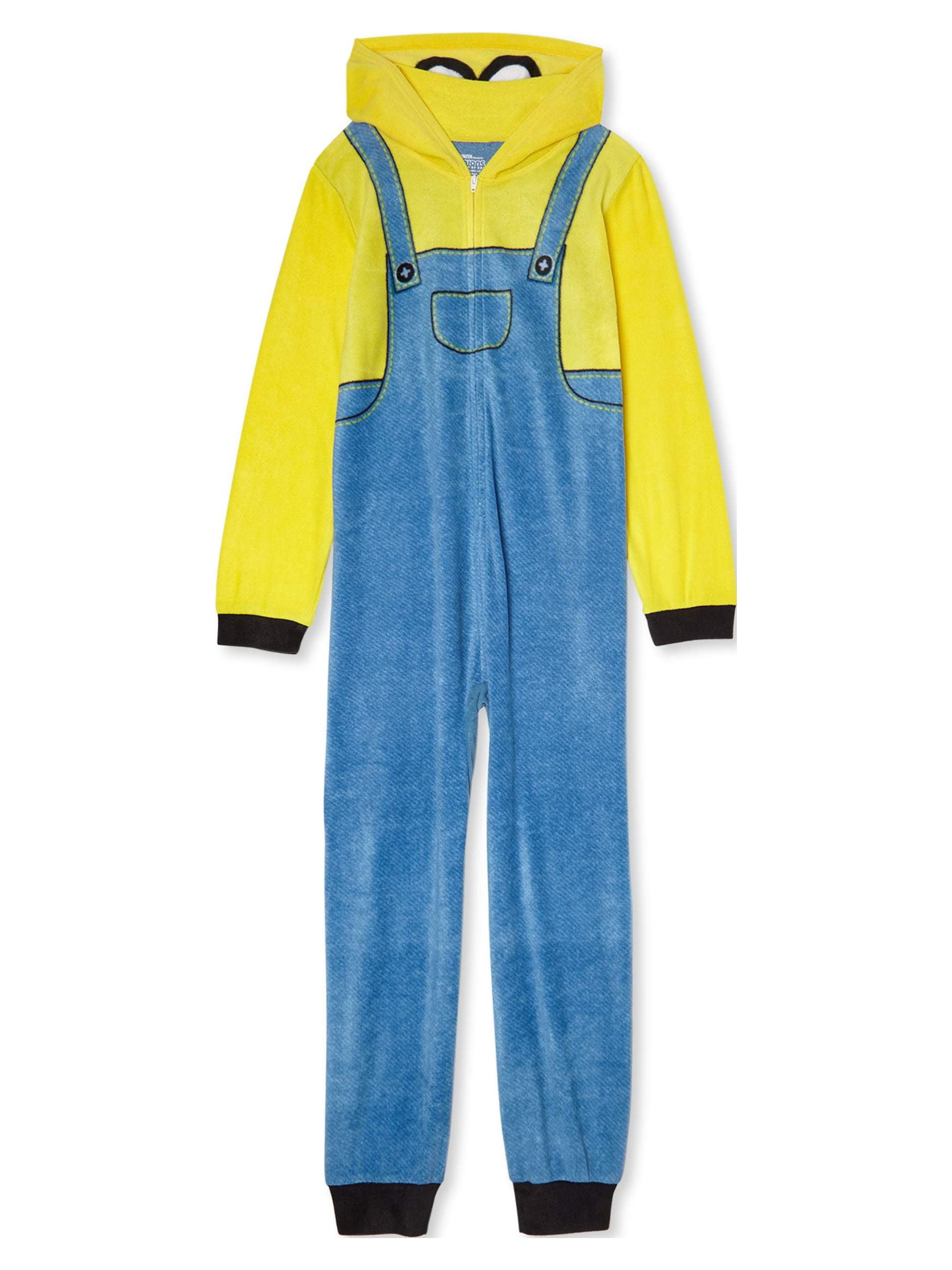 Minions Boys Exclusive Hooded Pajama Blanket Sleeper, Sizes 4-12