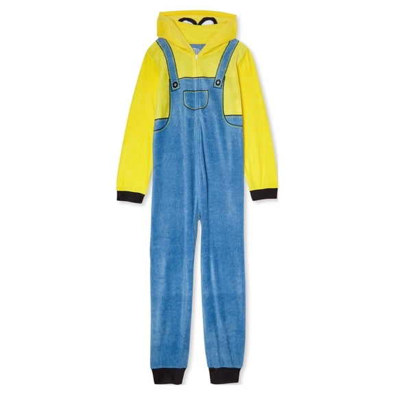 Minions Boys Exclusive Hooded Pajama Blanket Sleeper, Sizes 4-12