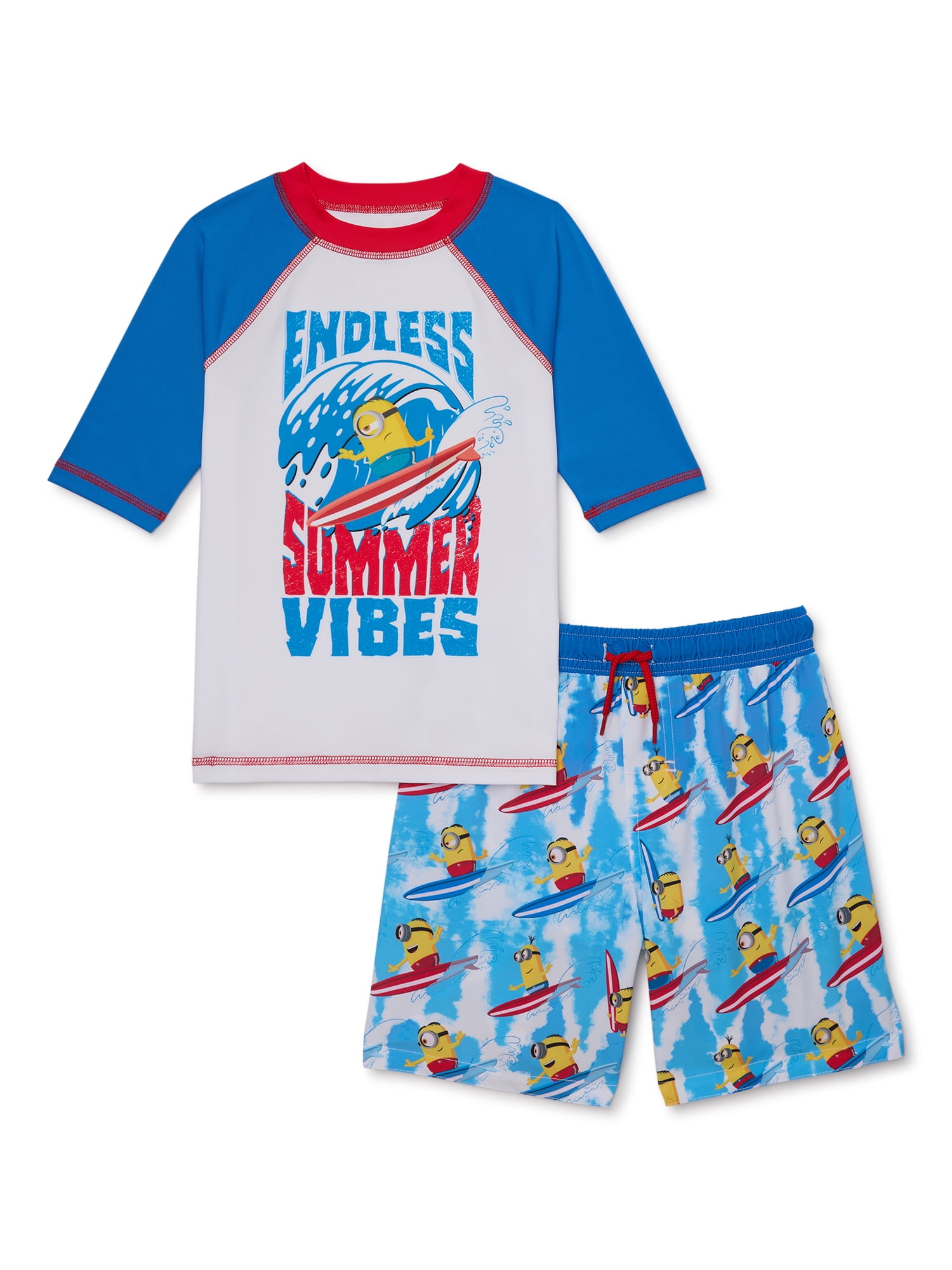 ウェア FCRB MINIONS PRACTICE SHORTS size Minions Shorts Size 10/12 Boys Blue Gru's Crew Despicable Me