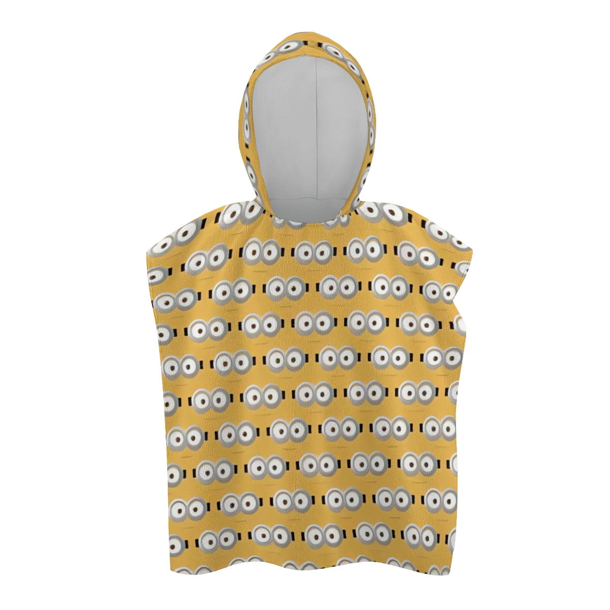 Minions Cartoon Kids Soft Hooded Bath Robe Kids Warm Gamer Robe ...