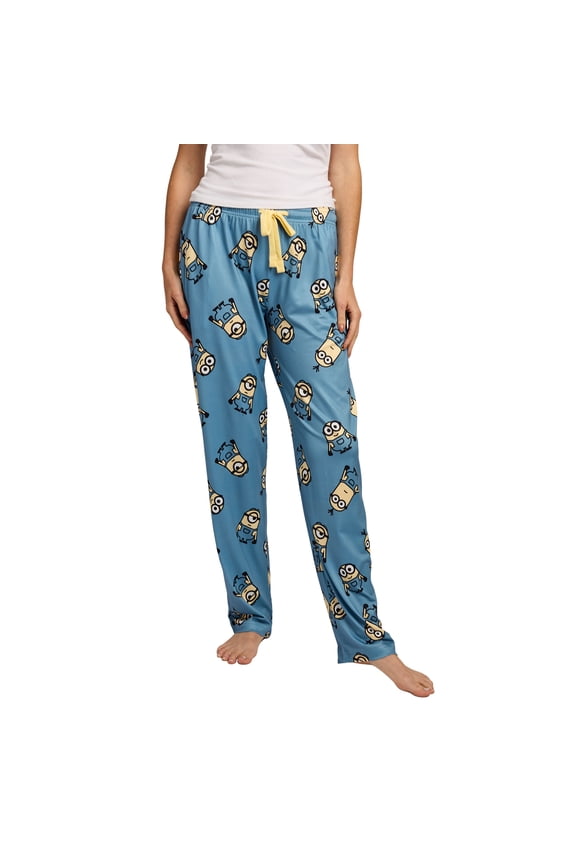 Minions Character All-Over Print Women’s Sleep Pajama Pants -Medium
