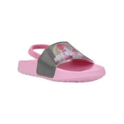 MINIONS Fluffy Slide Sandal with Back Strap (Toddler Girls)
