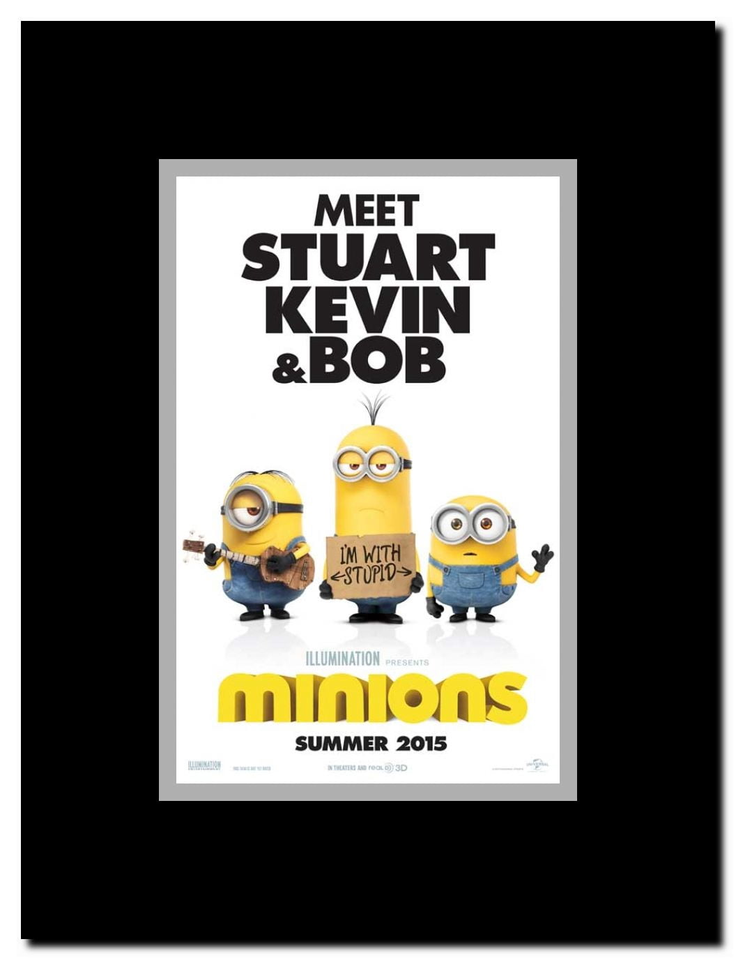 Minions Framed Movie Poster