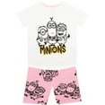 thumbnail image 1 of Minions Girls T-Shirt And Short Set Pink Sizes 5-12, 1 of 3