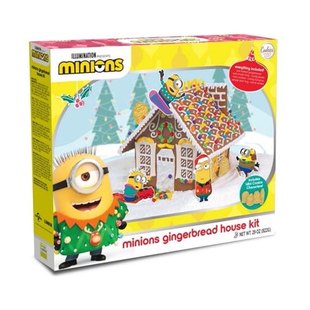 Minions Holiday Gingerbread House Kit, 29 oz