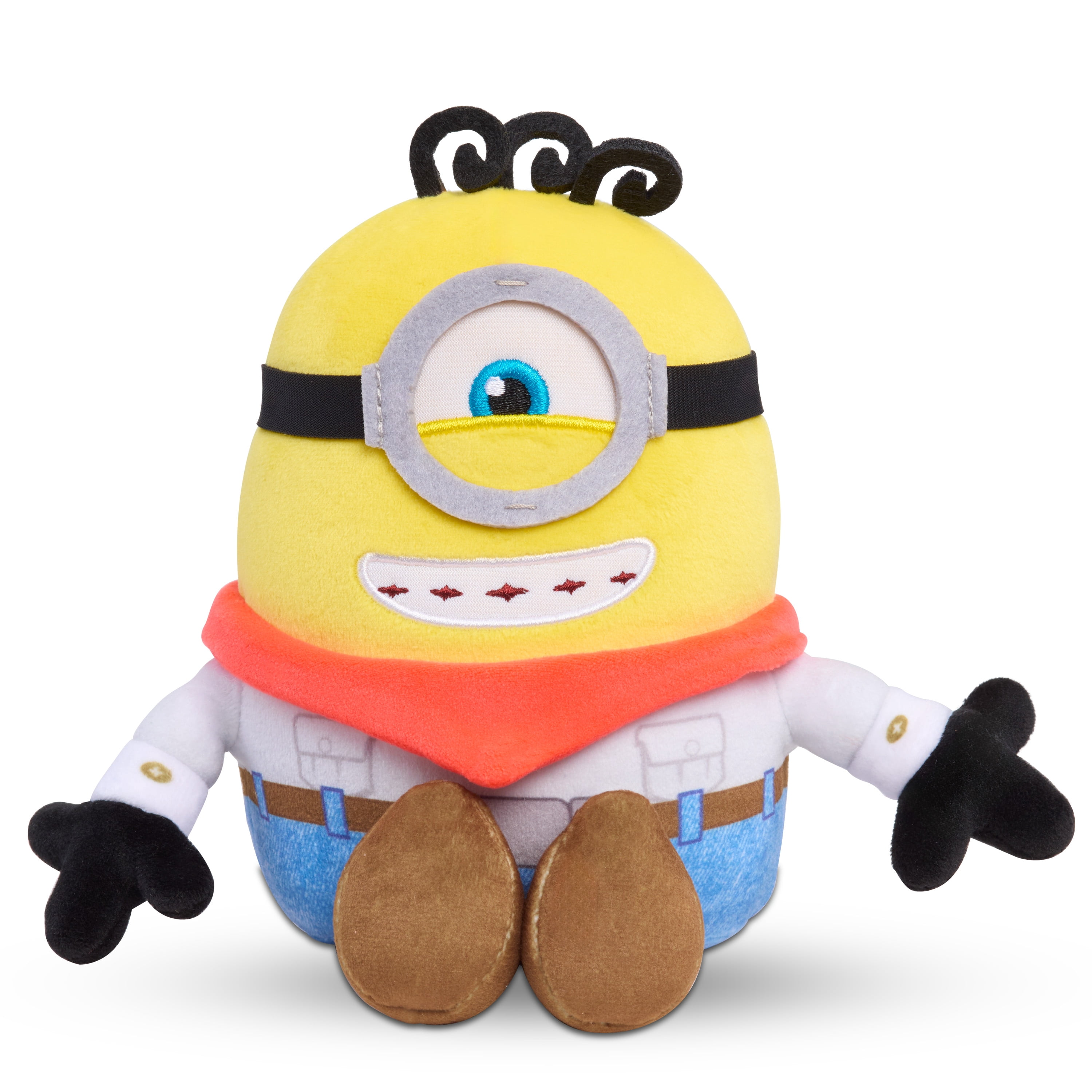 Illumination Minions & Monsters James Squooshy Plush Toy, Sensory Fidget Toy with Bean Fill, Ages 3+