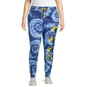 LICENSED GRAPHICS Minions Juniors’ Plus Size Graphic Jogger Pants