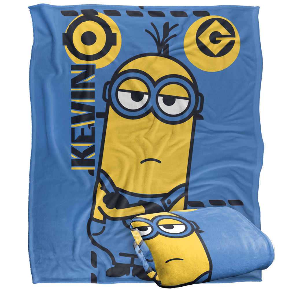 Minions Silky Throw Blanket - 40 X 50 Inch Despicable Me Soft Cuddly Blanket - View #9