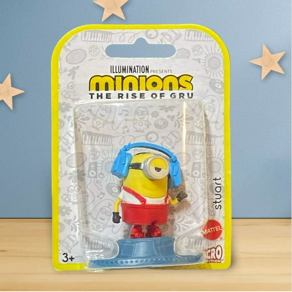 Minions Micro Collection Stuart Mini Figure (Earmuffs)