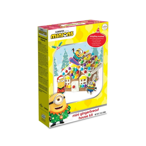 Minions Mini Gingerbread House Kit, 7 oz