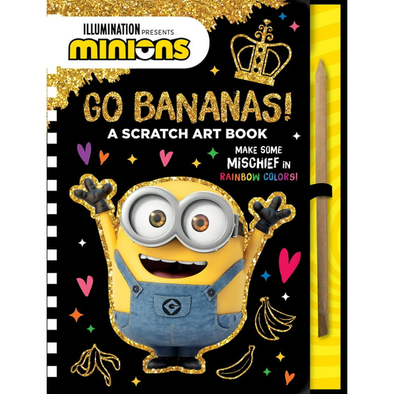 Minions: Go Bananas!: A Scratch Art Book (Hardcover)