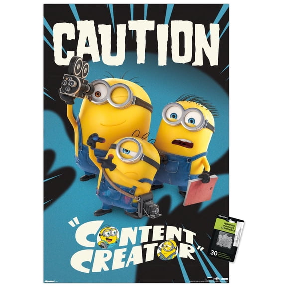 Minions & Monsters (2026) - Content Creator Wall Poster with Push Pins, 22.375" x 34"