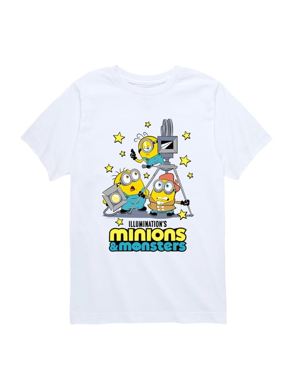 Minions - Film Crew Boys' Short Sleeve Graphic T-Shirt