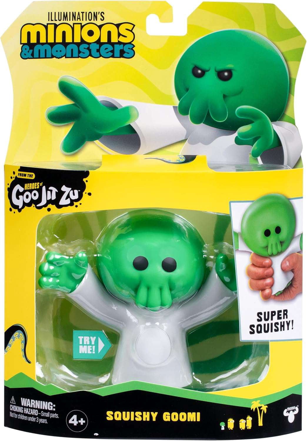 Minions & Monsters Heroes Goo Jit Zu Squishy Goomi Action Figure