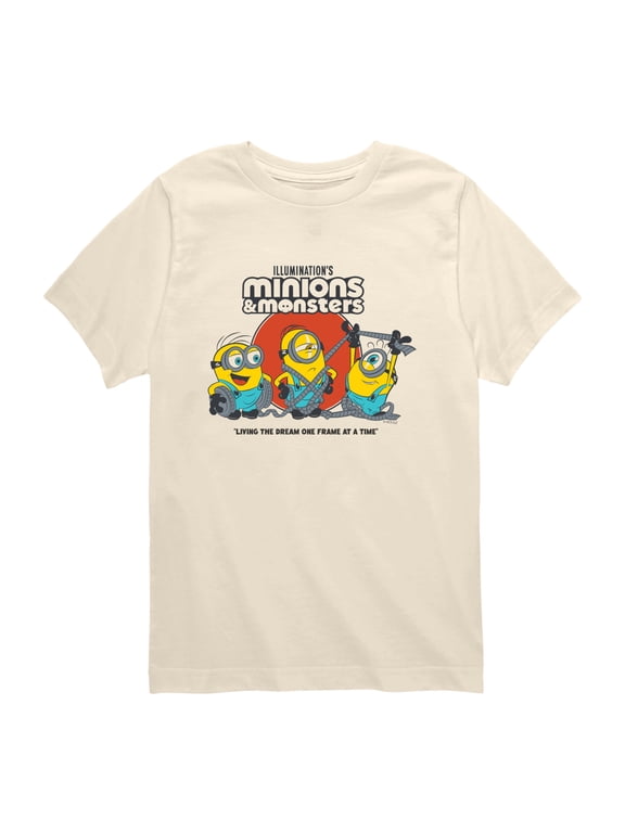 Minions - Living the Dream Toddler Boys' Toddler Short Sleeve Graphic T-Shirt