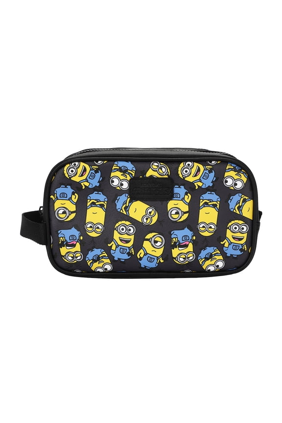 Minions Multi Character AOP Dopp Kit Cosmetic Toiletry Bag For Travel & Daily Use