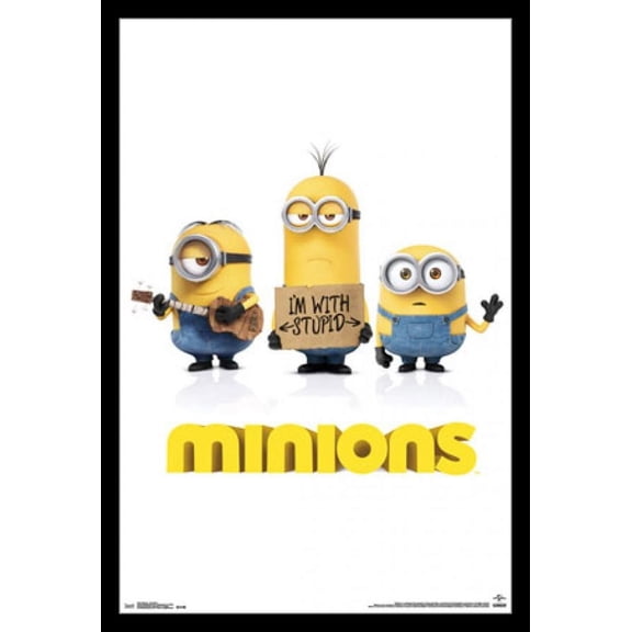 Minions - One Sheet Laminated & Framed Poster Print (24 x 36)