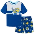 thumbnail image 1 of Minions Rash Guard and Swim Trunks UPF 50+ Outfit Set Toddler to Big Kid, 1 of 5