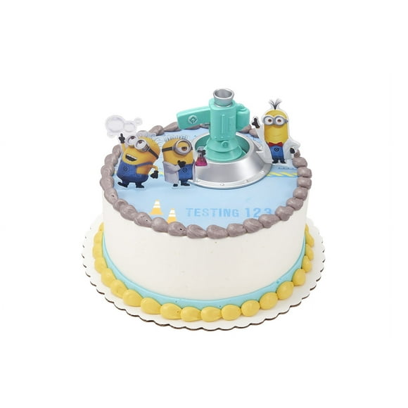 Minions Round Cake