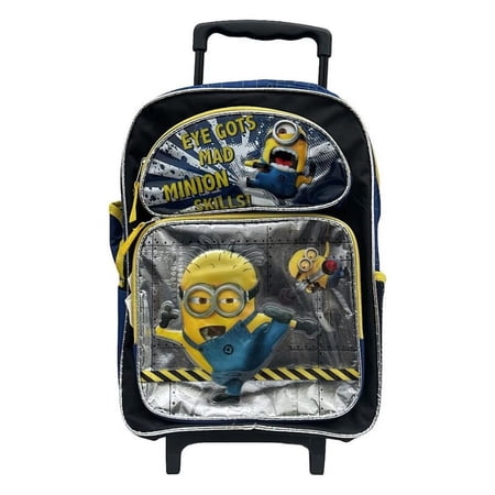 Minions School Backpack w/wheels