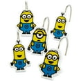 thumbnail image 1 of Minions Shower Curtain Hooks, 12 Piece, 1 of 2