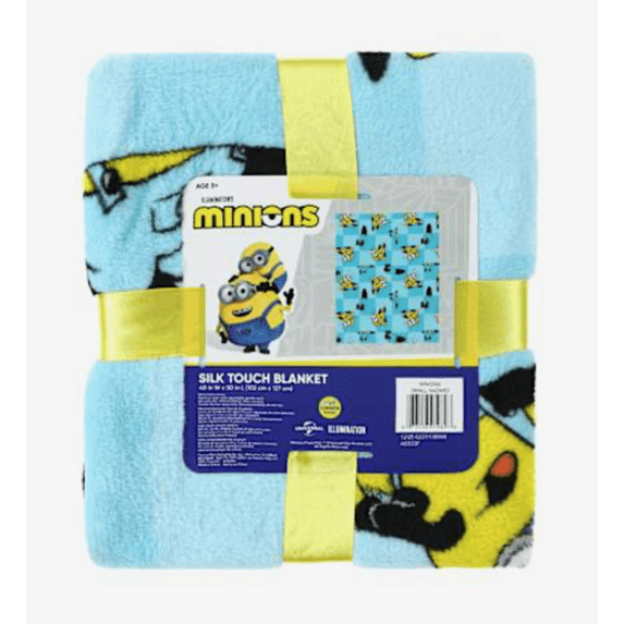 Minions Silk Touch Blanket 40in W x50in L