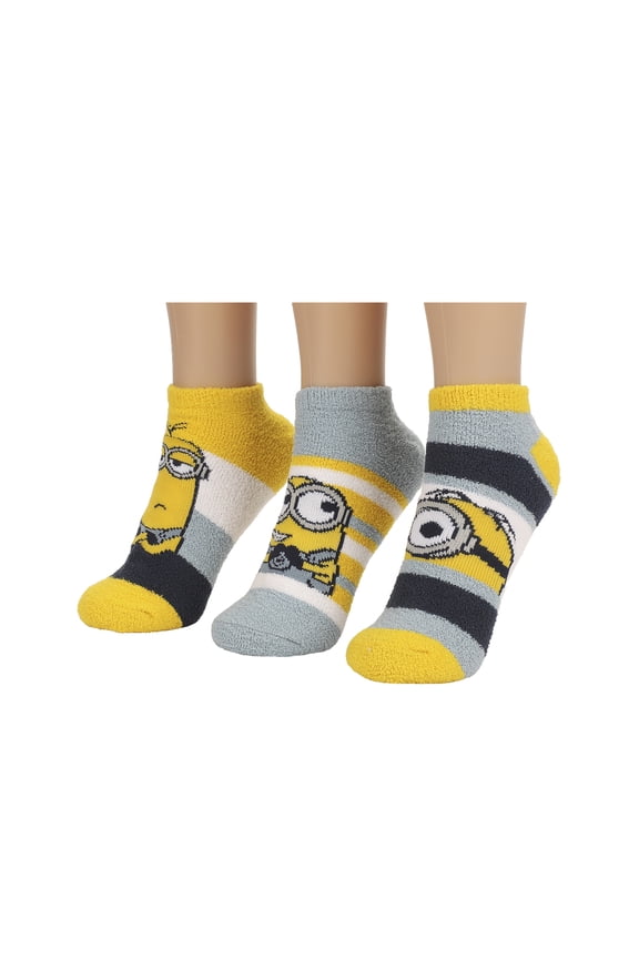 Minions Stewart Kevin and Bob Womens Cozy Ankle Socks