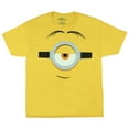 thumbnail image 1 of Minions T-Shirt Men's Character Face Costume Short Sleeve Graphic Tee, 1 of 5