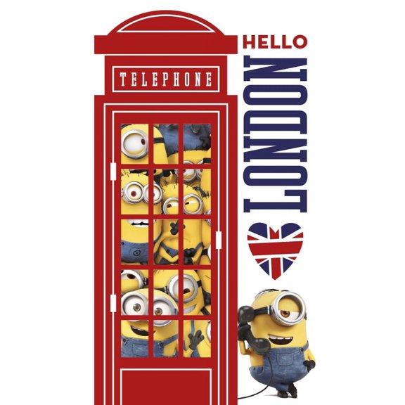 Minions Telephone Booths Poster (36 x 24)