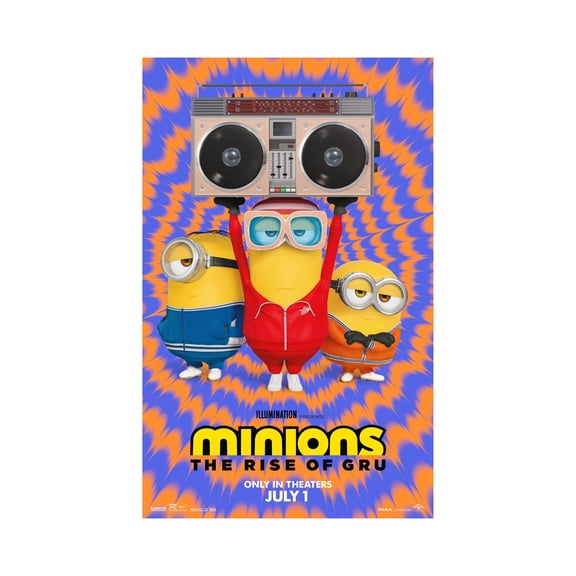 Minions The Rise Of Gru Movie Poster, Steve Carell Wall Art