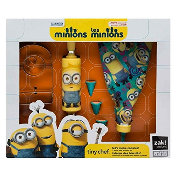 Minions Tiny Chef Let's Make Cookies Baking Set for Kids Cooking by Zak Designs