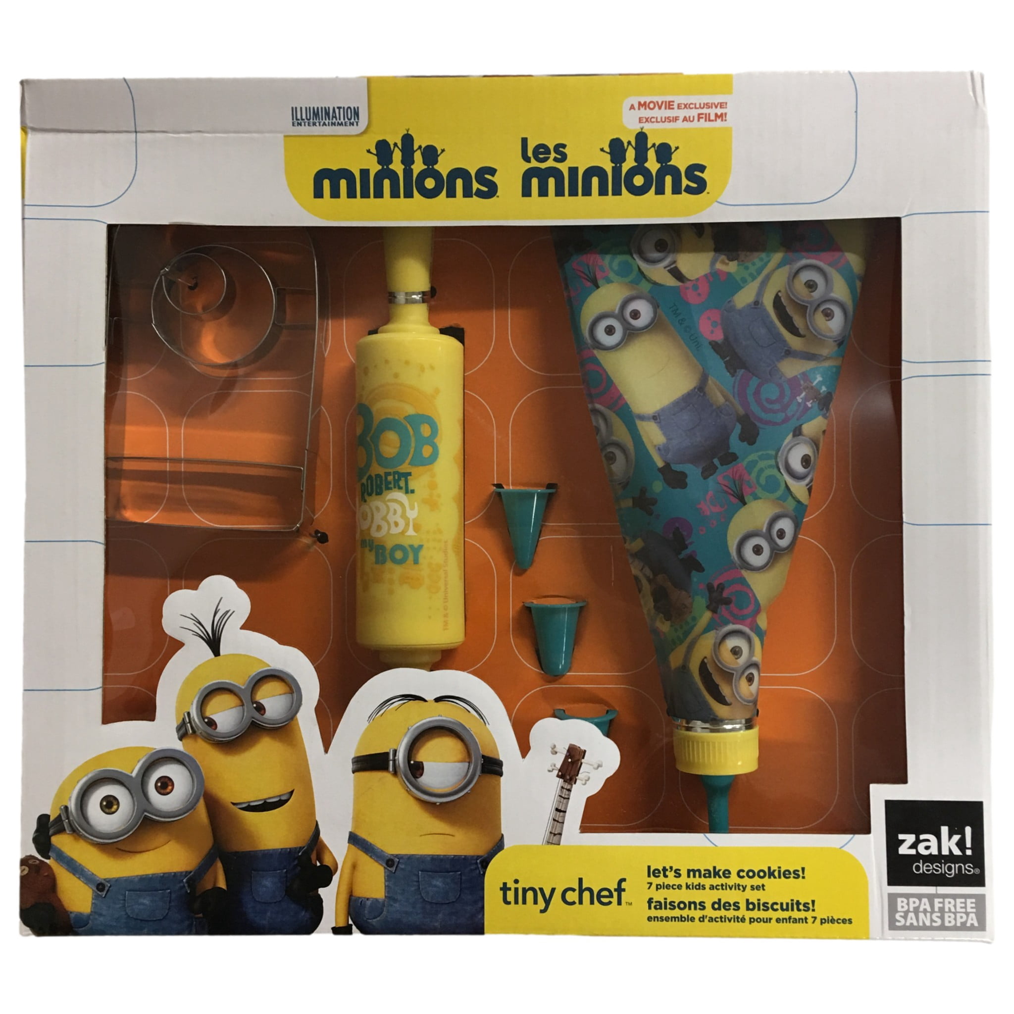 Minions Tiny Chef Let's Make Cookies Baking Set for Kids Cooking