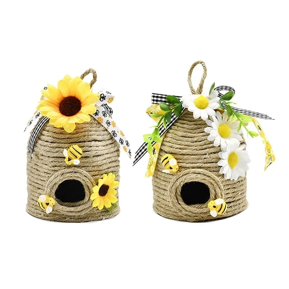 Minis Bees hives Decors Farmhouse Bees Tiered Tray Decors Spring Summers Shelf Kitchen Table Honeybees Home Decoration