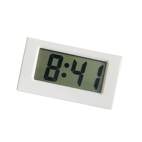 Minis Digital Clock Small Desk Clock Vehicle Electronic Clocks with Jumbos LCD Time Day Display for Home Bedroom
