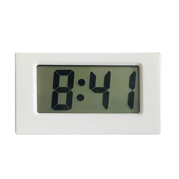 Minis Digital Clock Small Desk Clock Vehicle Electronic Clocks with Jumbos LCD Time Day Display for Home Bedroom