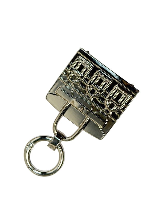 Minis House Shaped Bag Charms for Women Girls Metal House Keychain Fashion Handbags Accessories Purse Charms Chain Gift