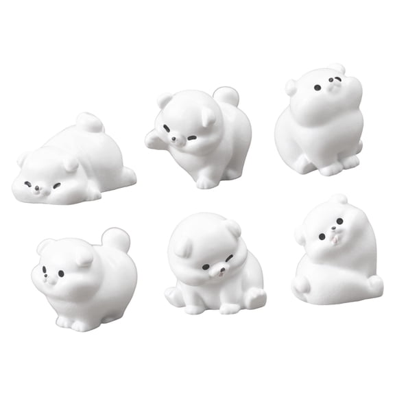 Minis Resin Dog Bulk Tiny Dog Set for Potted Miniature Decoration Garden Dollhouses Decoration Craft Charms Party Toy
