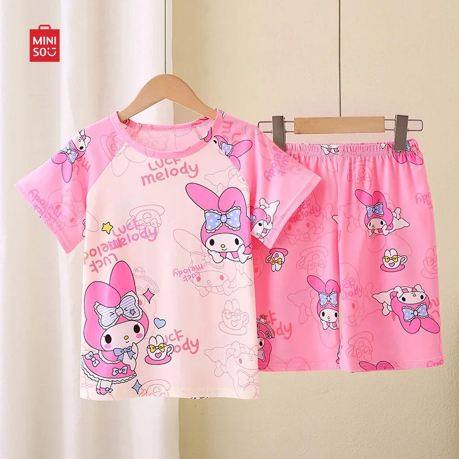 Miniso Cinnamoroll Kuromi My Melody Children's Pajamas 2024 Summer ...