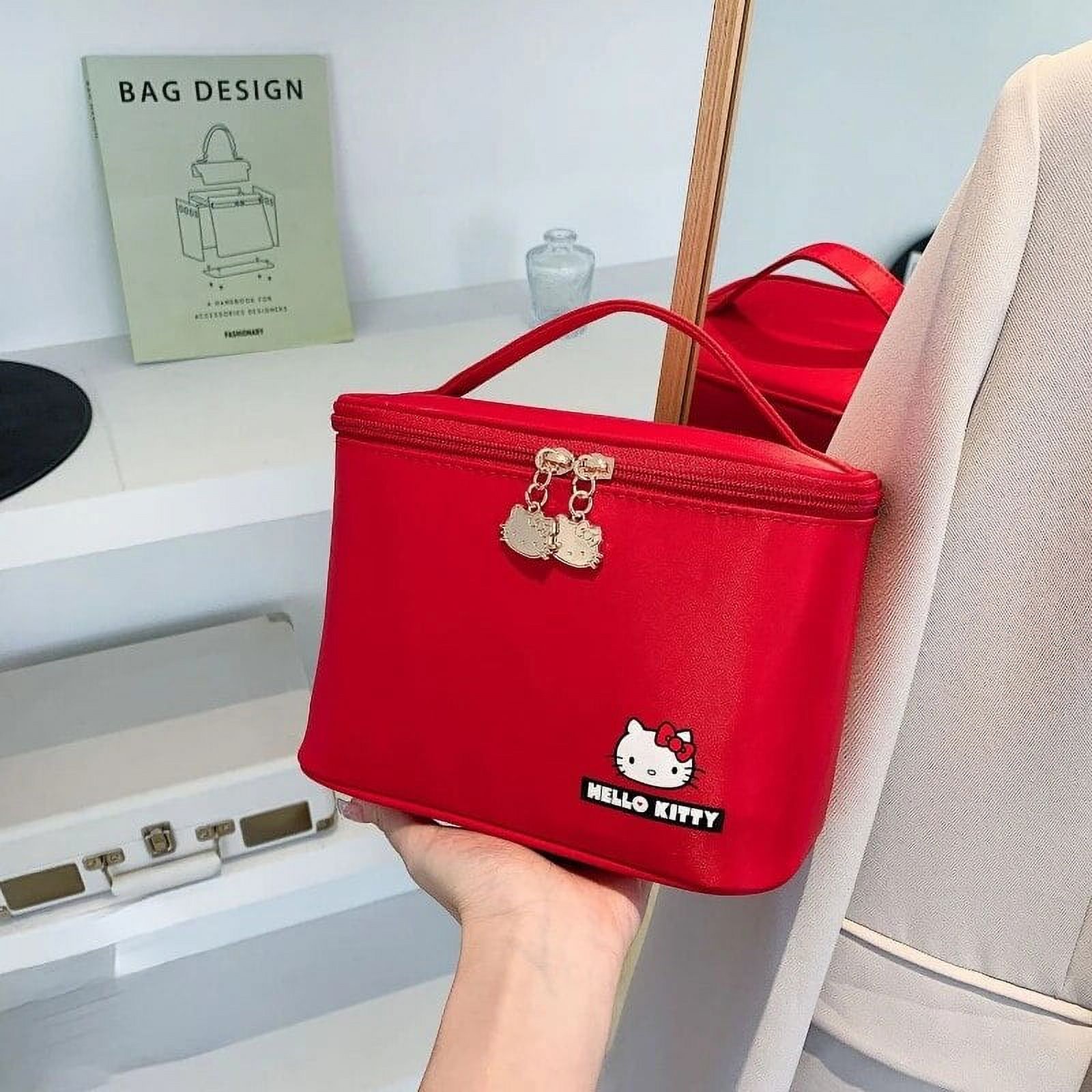 Miniso Hello Kitty 2024 Makeup Bag Fashionable High Quality Women‘s