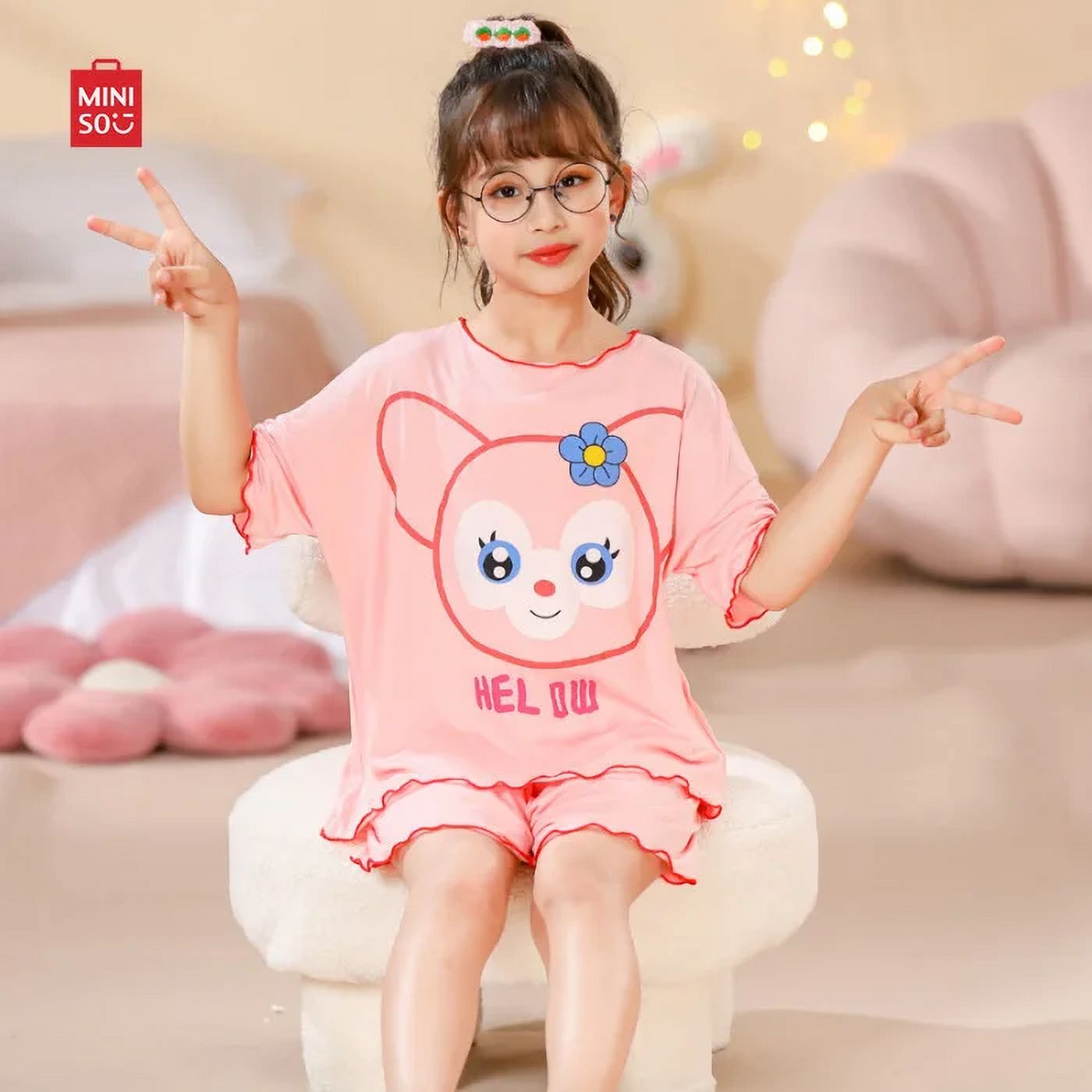 Miniso Hello Kitty Cinnamoroll Pochacco Anime Children‘s Pajamas Kids
