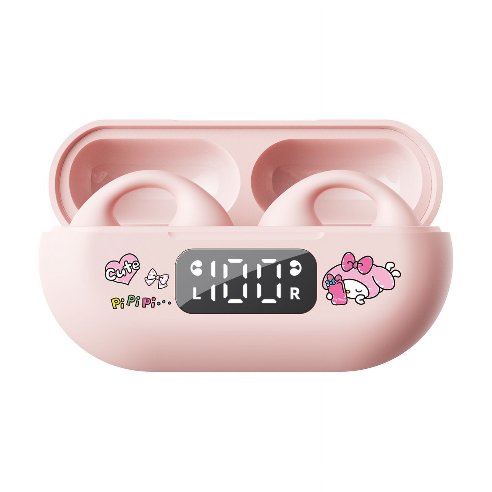 Miniso Sanrio BL57 Wireless Earbuds Kawaii Hello Kitty Ear Clip ...