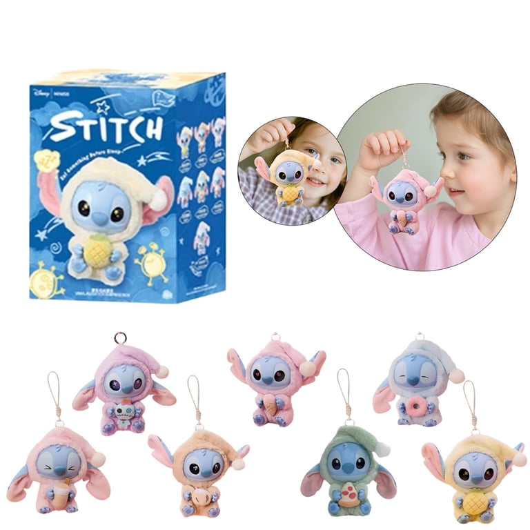 Miniso Stitch Eat Something Before Sleep Series Figure Confirmed Blind Box Super Cute Stitch Plush Figures Great Gifts For Kids Fans - Walmart.com