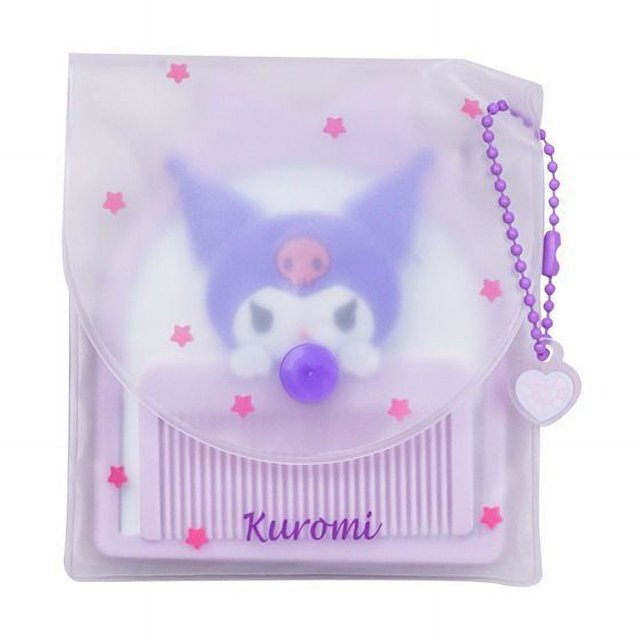 Miniso hello kitty mirror Sanrio mini mirror comb set Kuromi Cinnamon