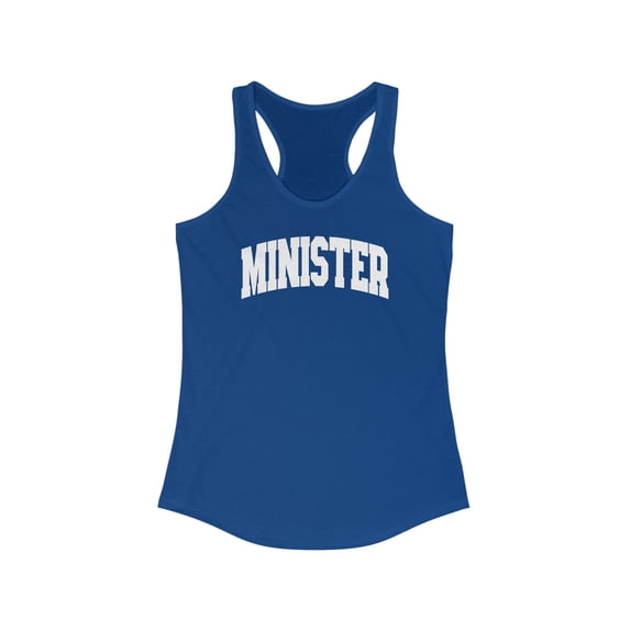 Minister Tank Top Gifts Shirt Womens Sleeveless