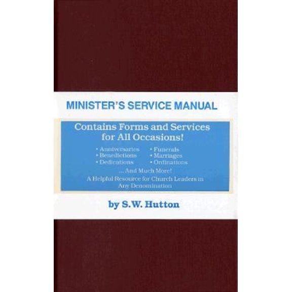 Pre-Owned Minister's Service Manual (Paperback) 0801040353 9780801040351