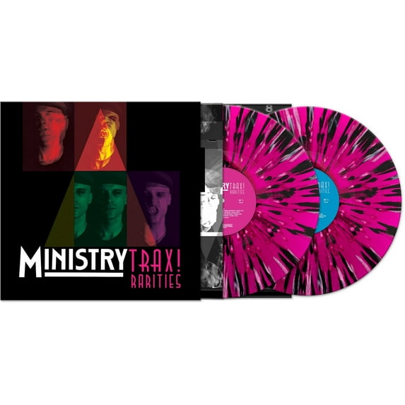 Ministry - Trax Rarities - Black/white/magenta Splatter - Music & Performance - Vinyl