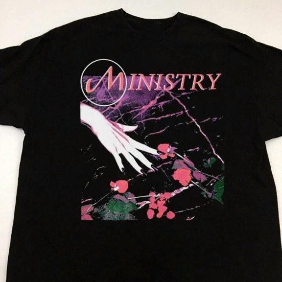Ministry With Sympathy Synthpop Short Sleeve Cotton Black All Size Shirt