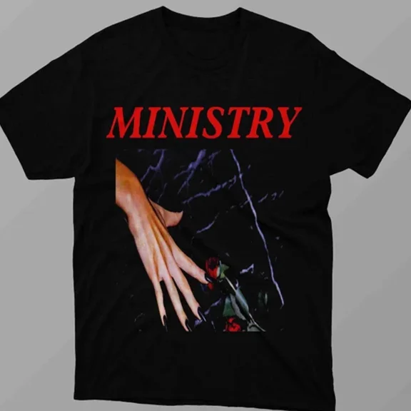 Ministry band album T-SHIRT black Unisex tee S to 5Xl