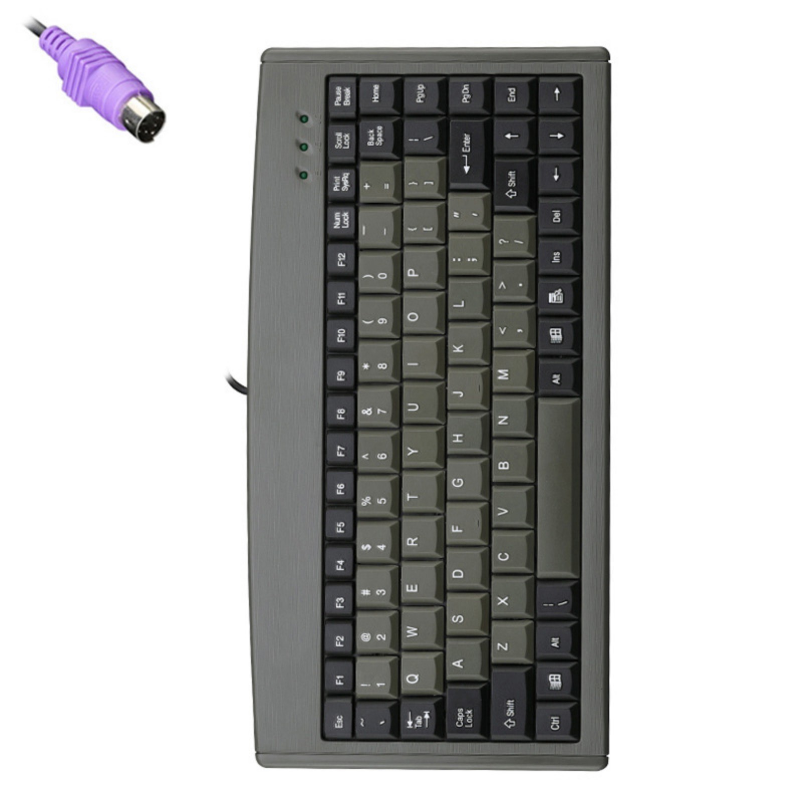 Complete Wire Keyboard Miniture 88Key Ergonomic USB Wire Keyboards with AntiSlip Base for ...